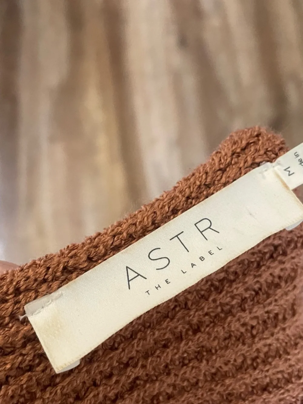ASTR The Label Ribbed Twist Back Sweater - Picture 7 of 8